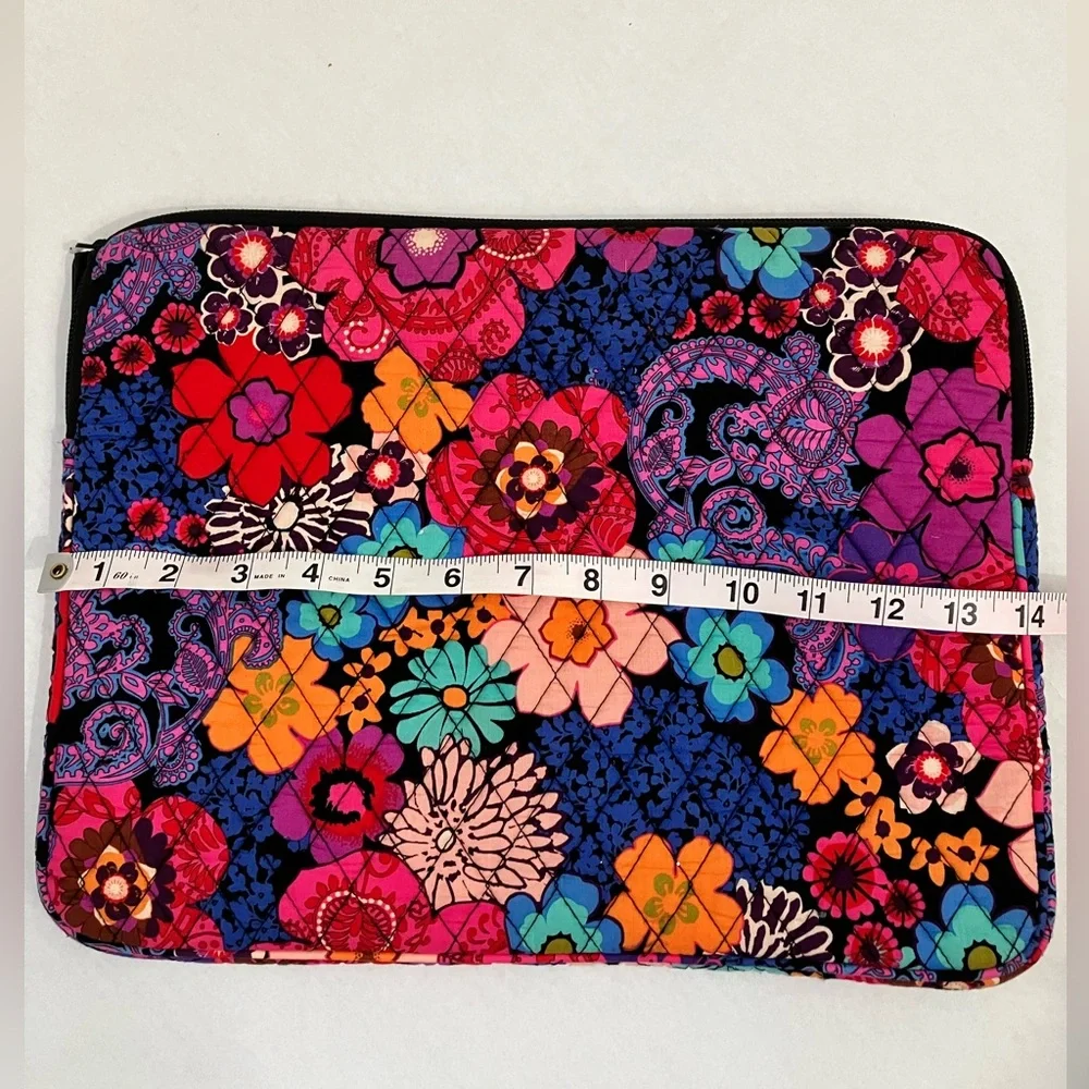 Vera Bradley Floral e-Reader Tablet I Pad Sleeve Case Cover Zip